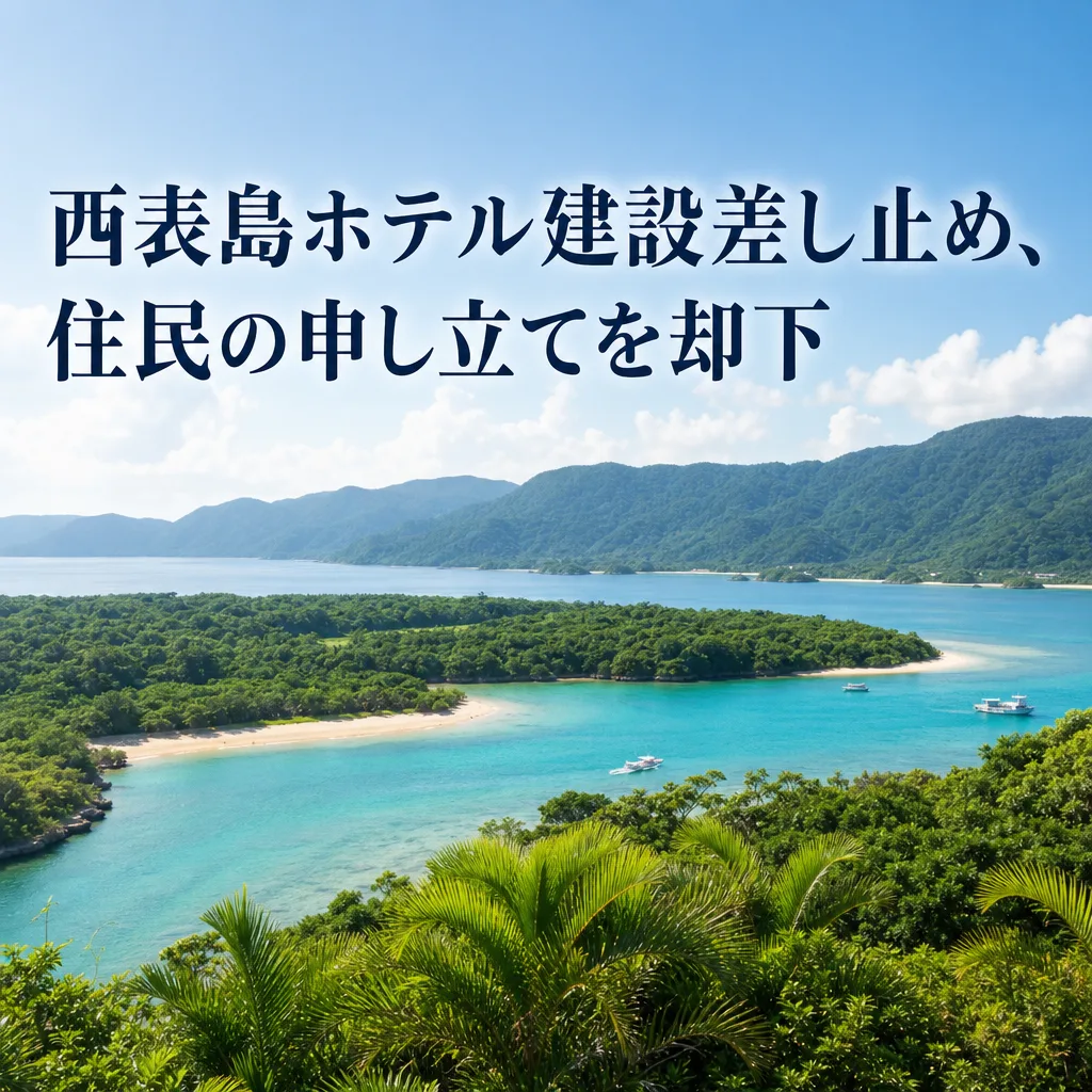 西表島ホテル建設差し止め、住民の申し立てを却下