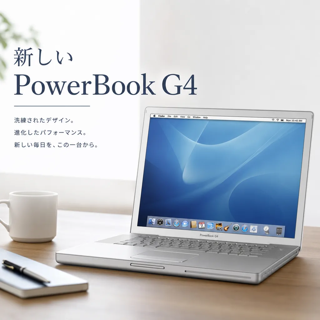 新しいPowerBook G4