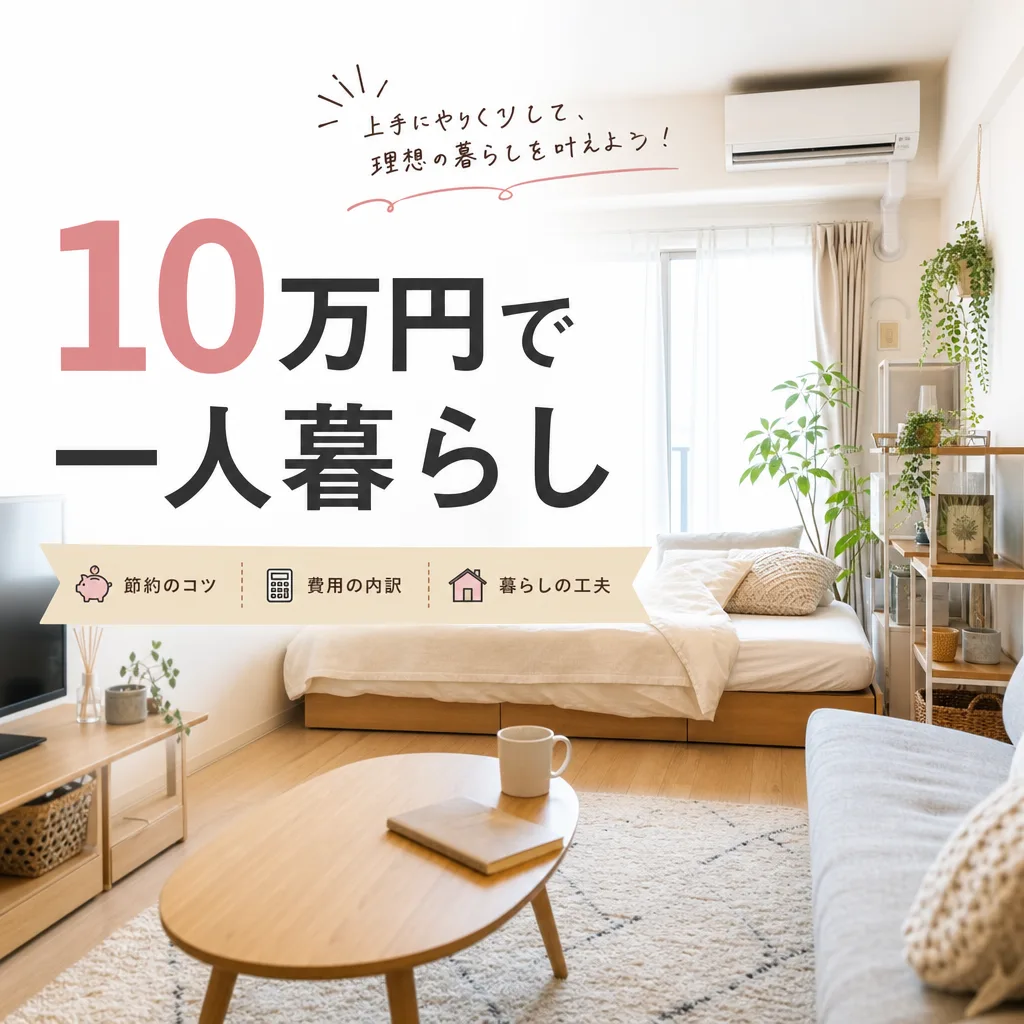 10万円で一人暮らし