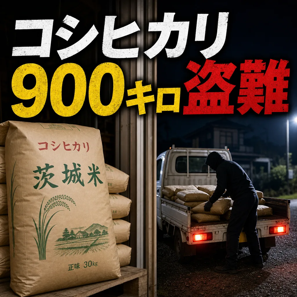 コシヒカリ９００キロ盗難