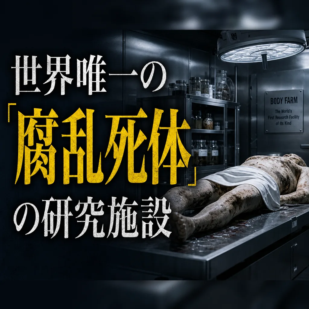 世界唯一の「腐乱死体の研究施設」