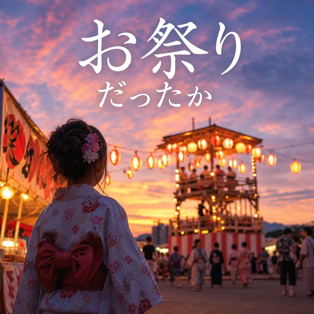お祭りだったか