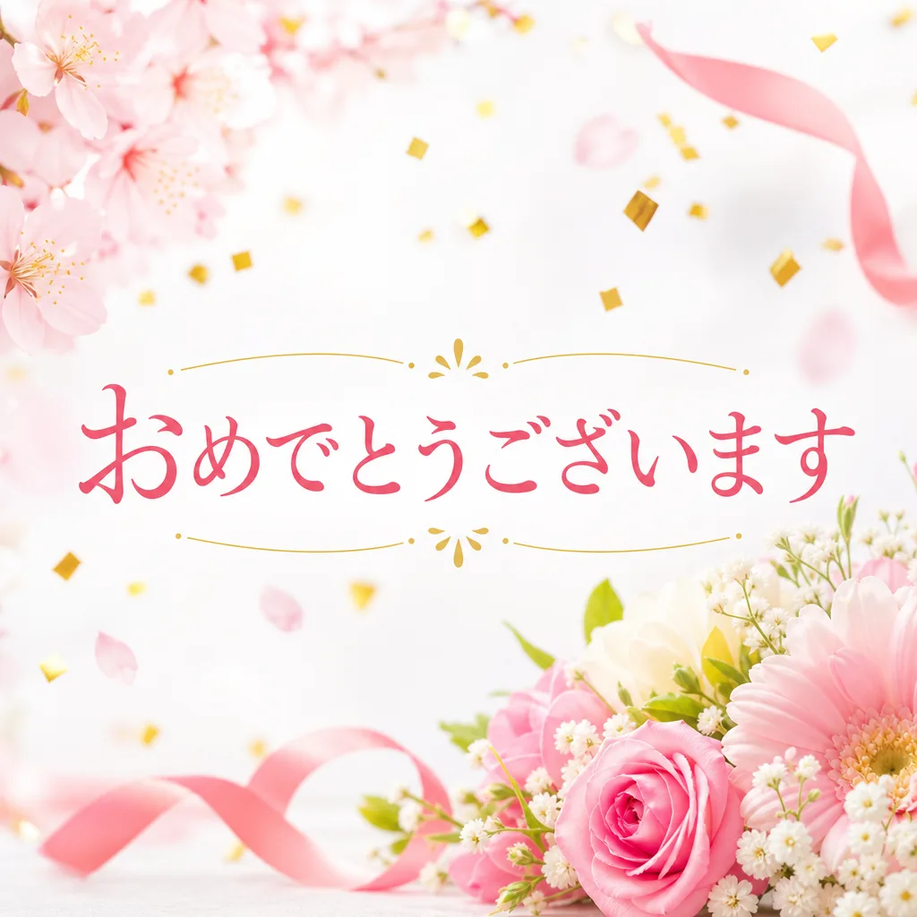 おめでとうございます