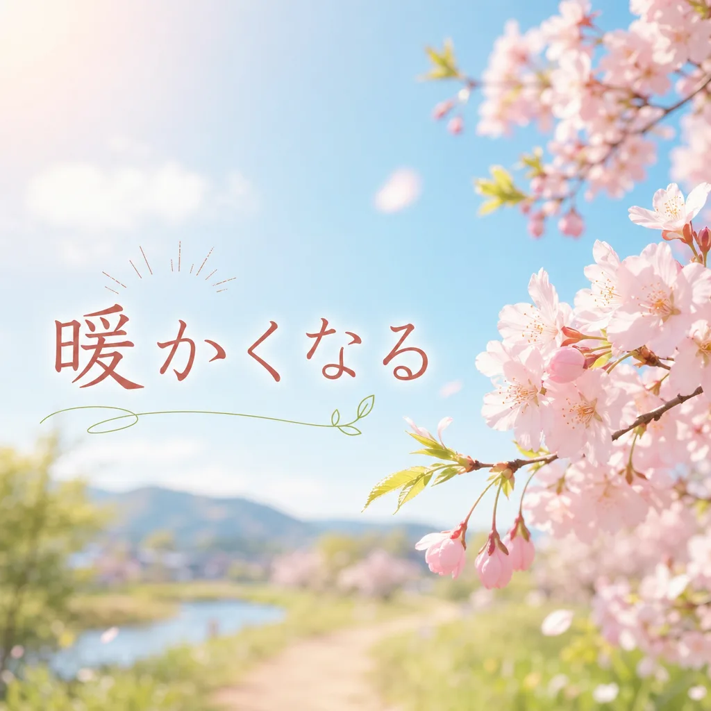 暖かくなる