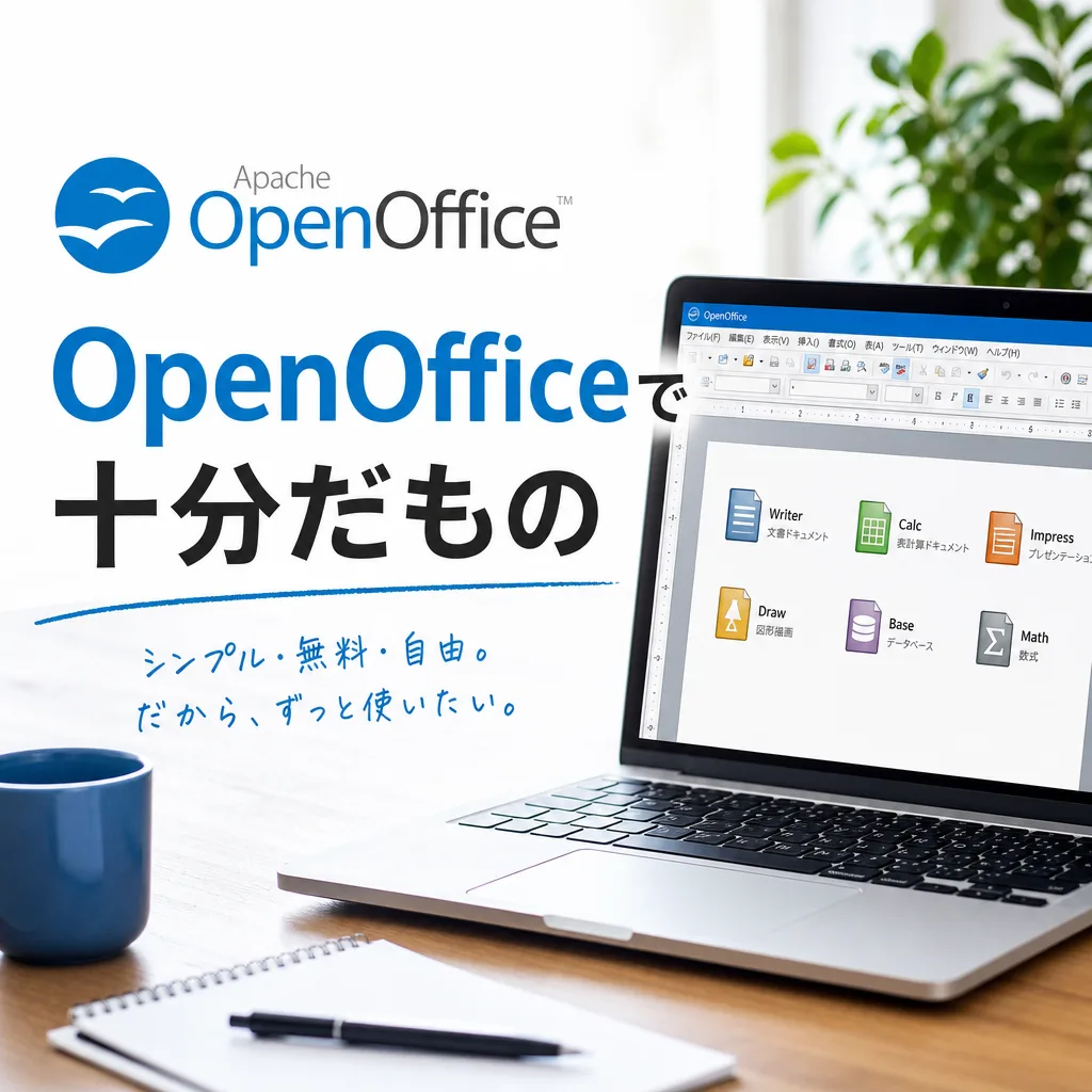 OpenOfficeで十分だもの