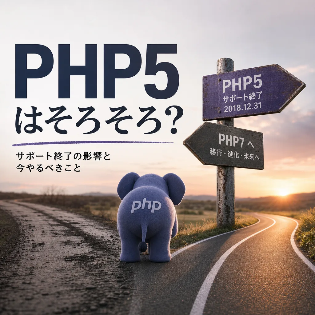 PHP5はそろそろ？