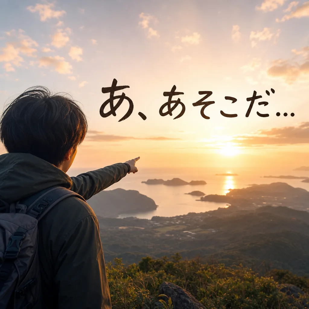 あ、あそこだ...