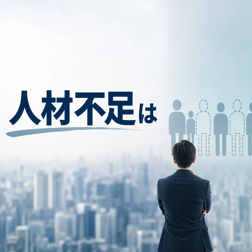 人材不足は