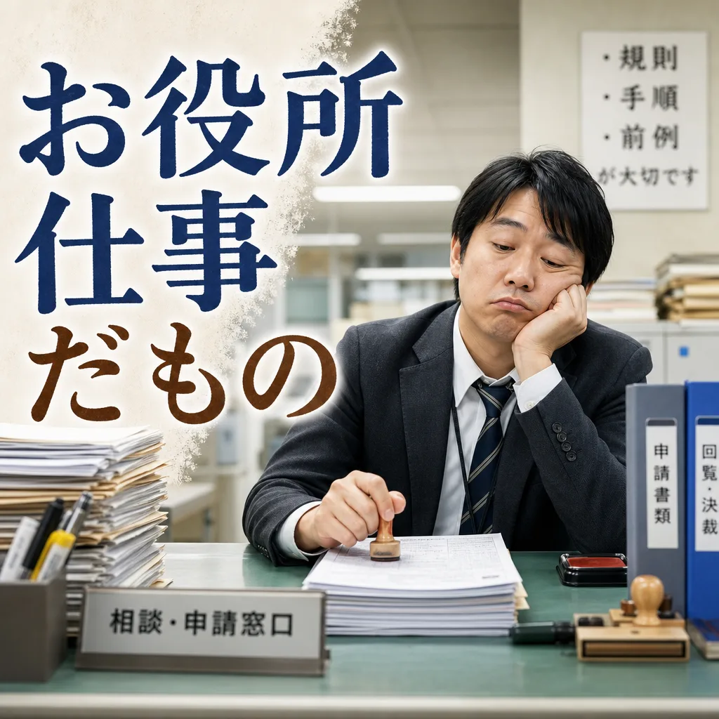 お役所仕事だもの