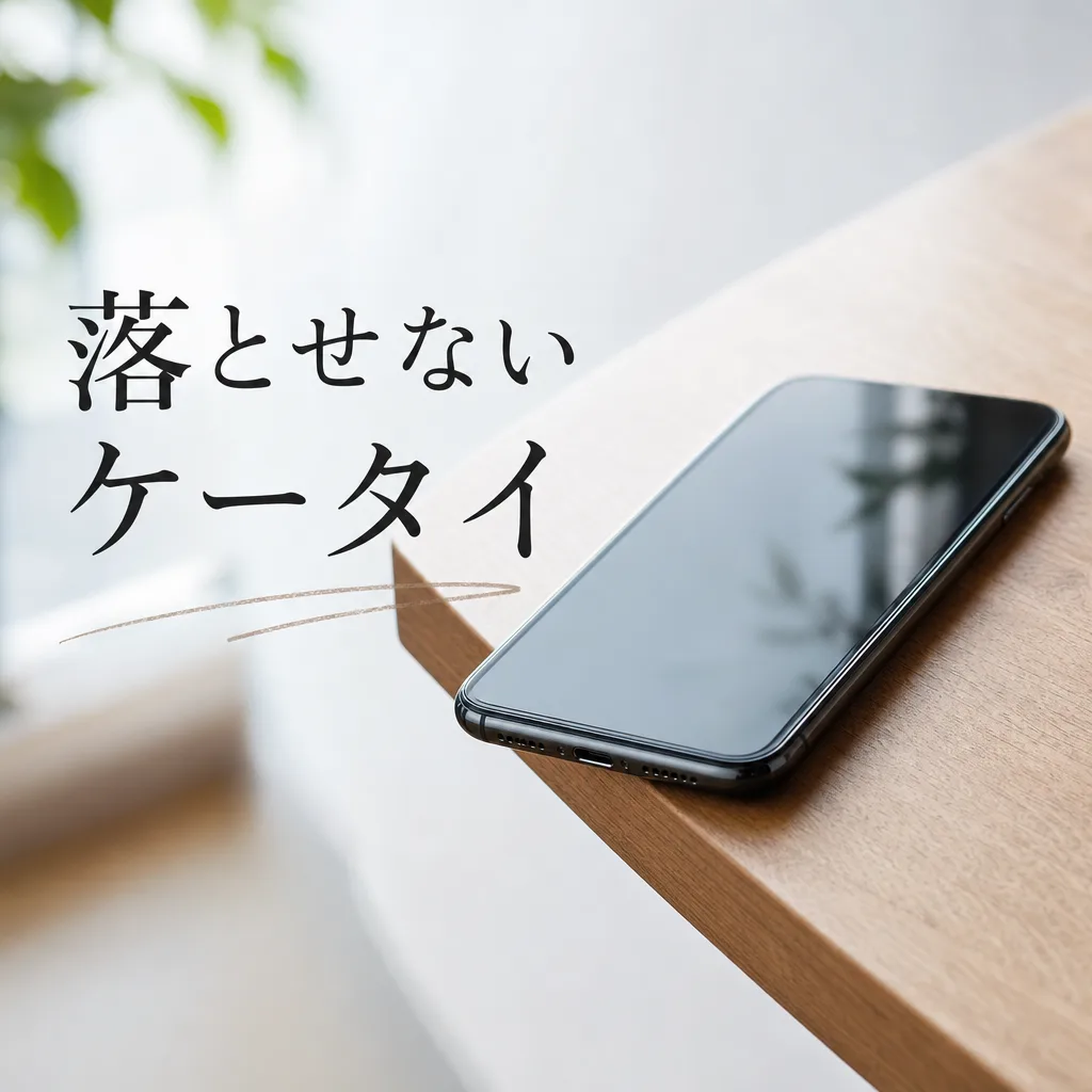 落とせないケータイ