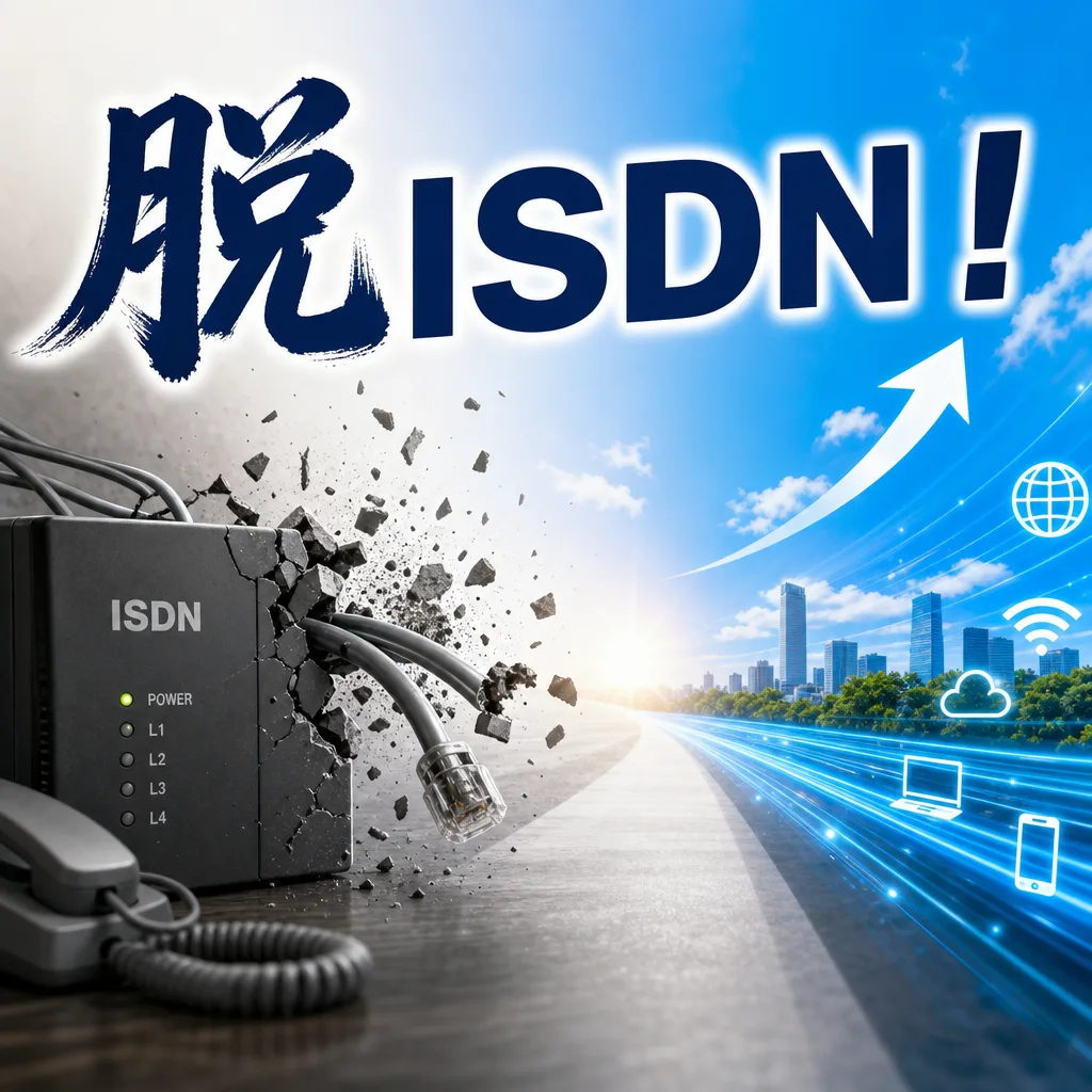 脱ISDN！