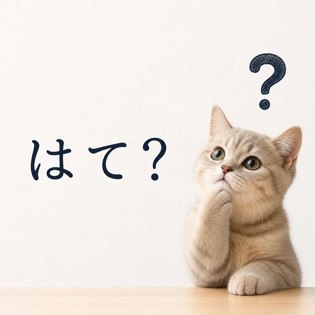 はて？