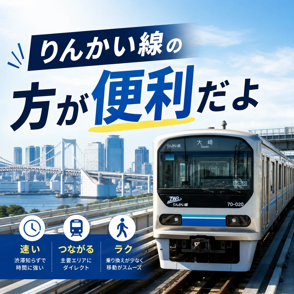りんかい線の方が便利だよ