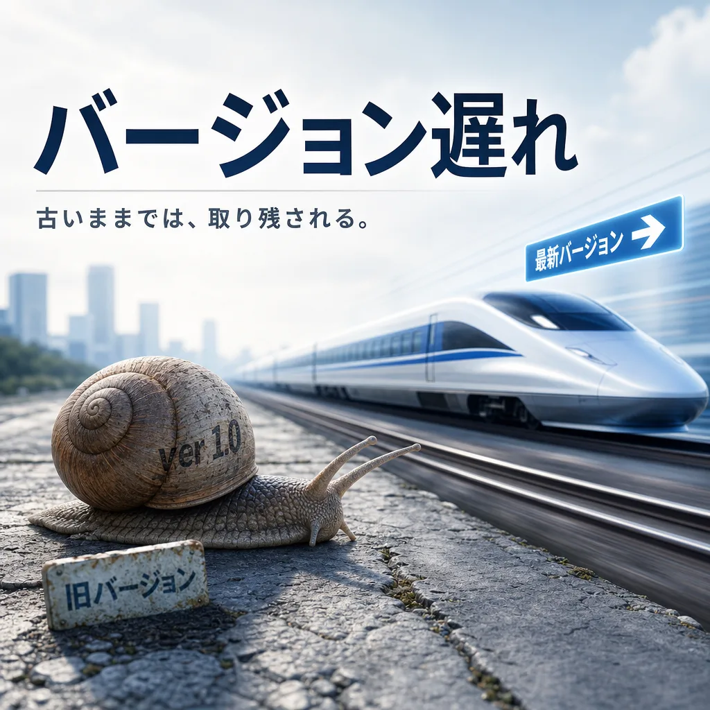 バージョン遅れ