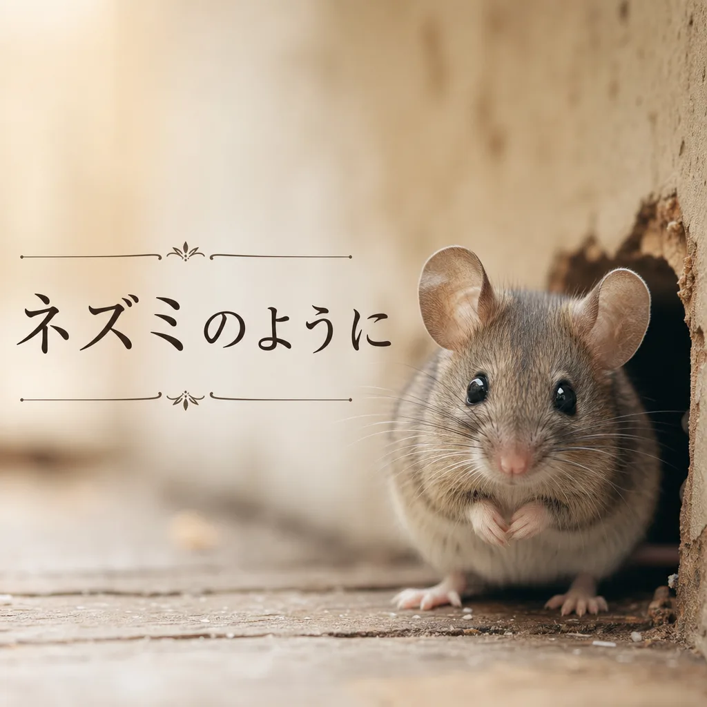 ネズミのように