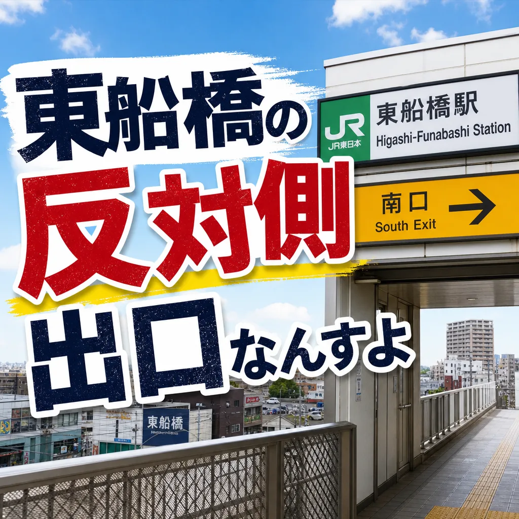 東船橋の反対側出口なんすよ