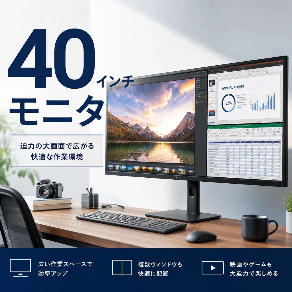 40インチモニタ