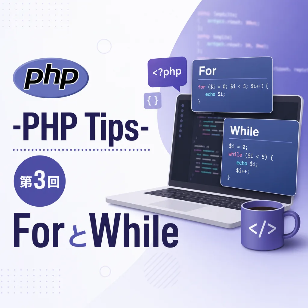 -PHP Tips- 第3回 ForとWhile