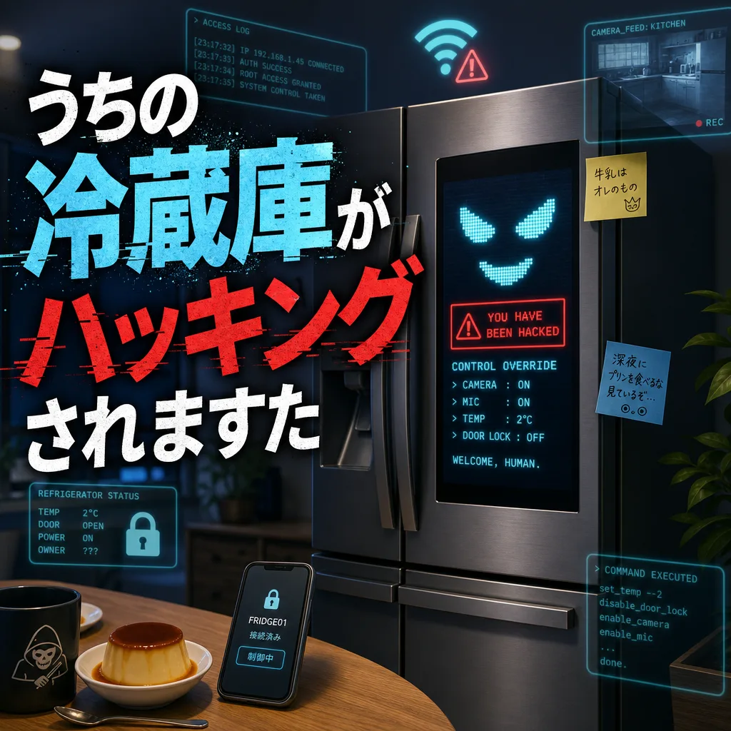 うちの冷蔵庫がハッキングされますた
