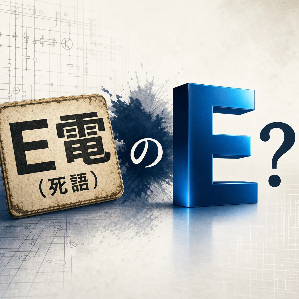 E電(死語)のE?