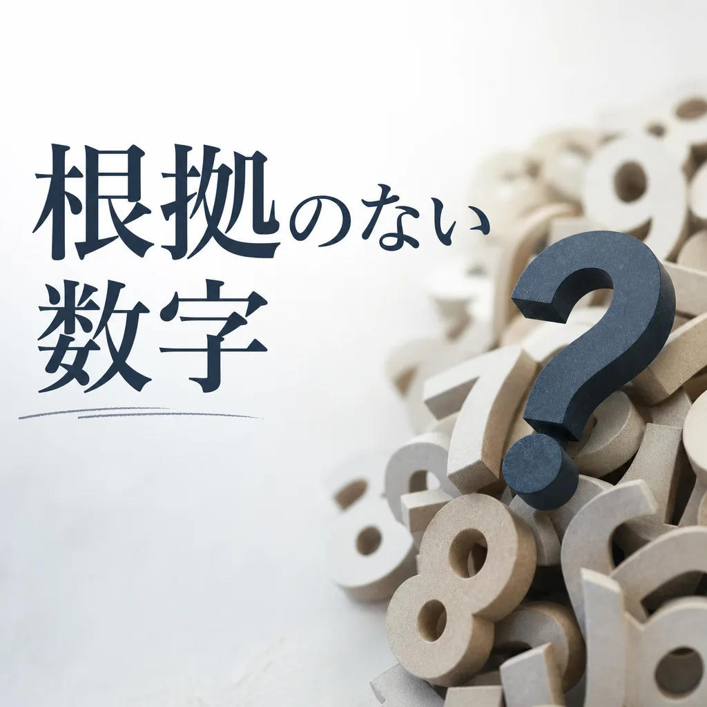 根拠のない数字