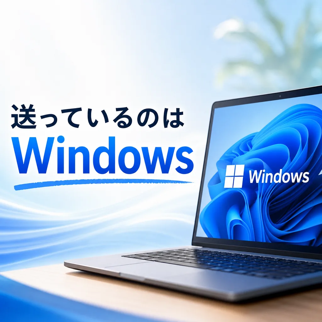 送っているのはWindows