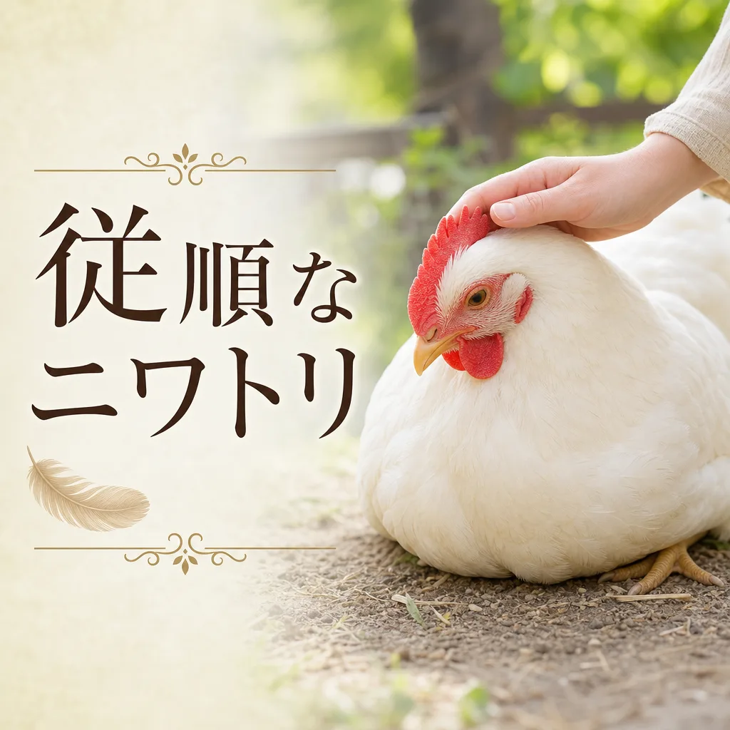従順なニワトリ