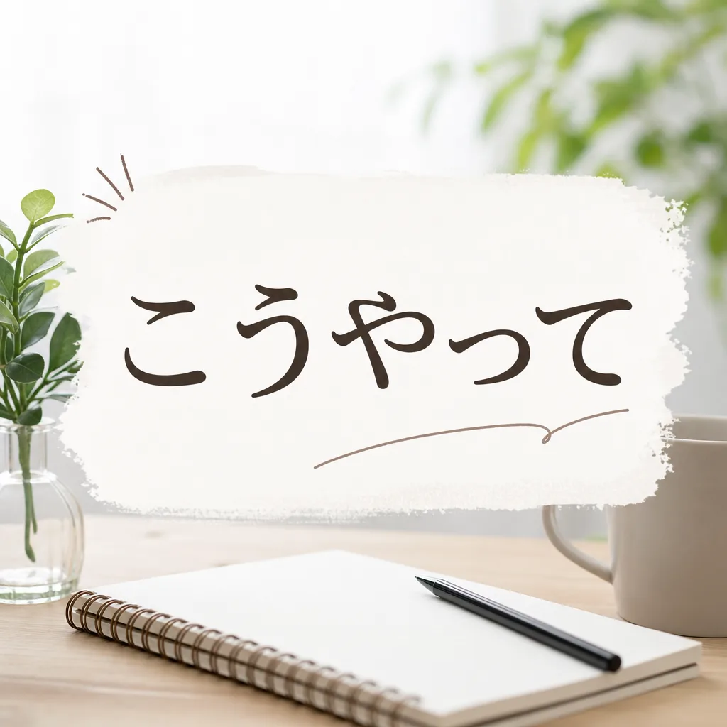 こうやって