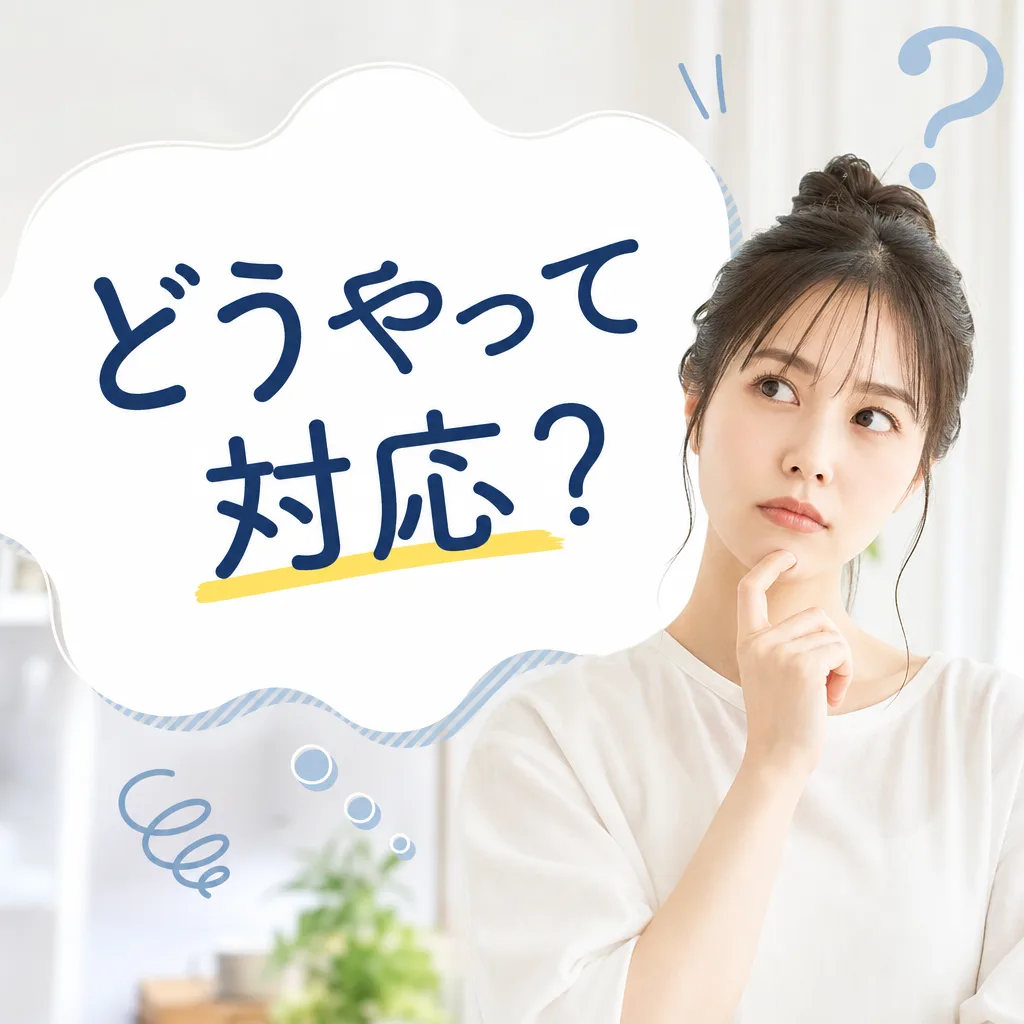 どうやって対応?