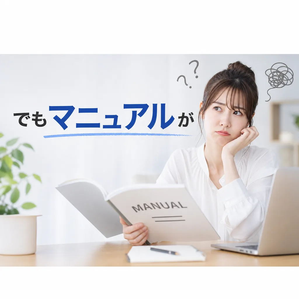でもマニュアルが