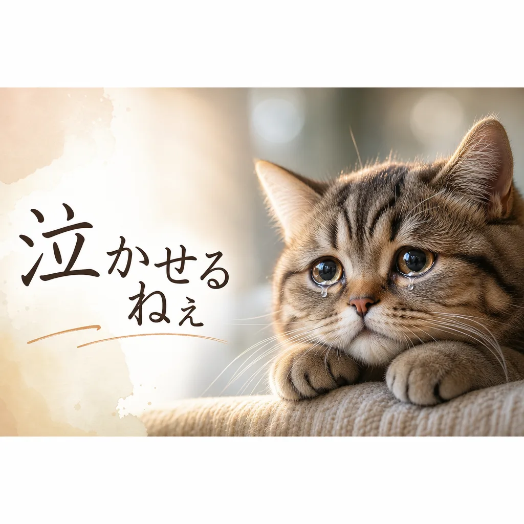 泣かせるねぇ