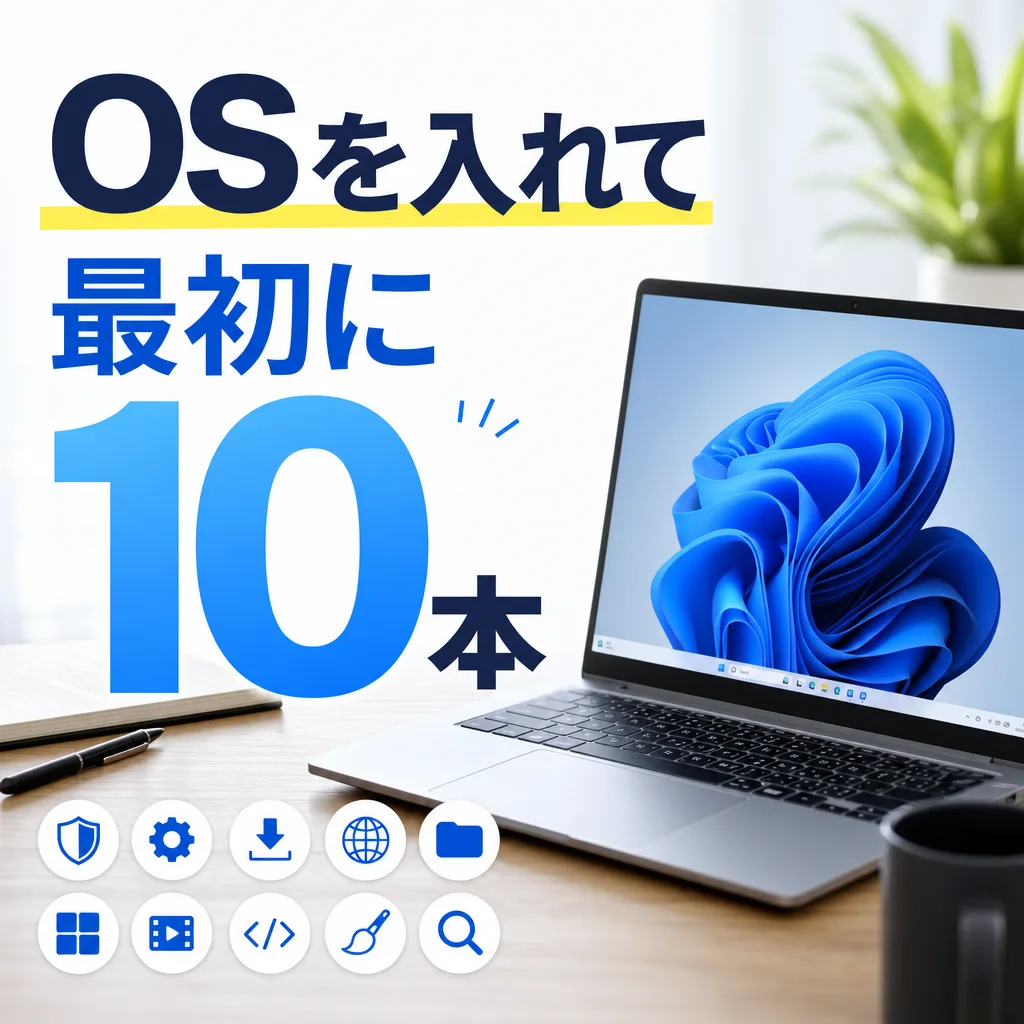OSを入れて最初に10本