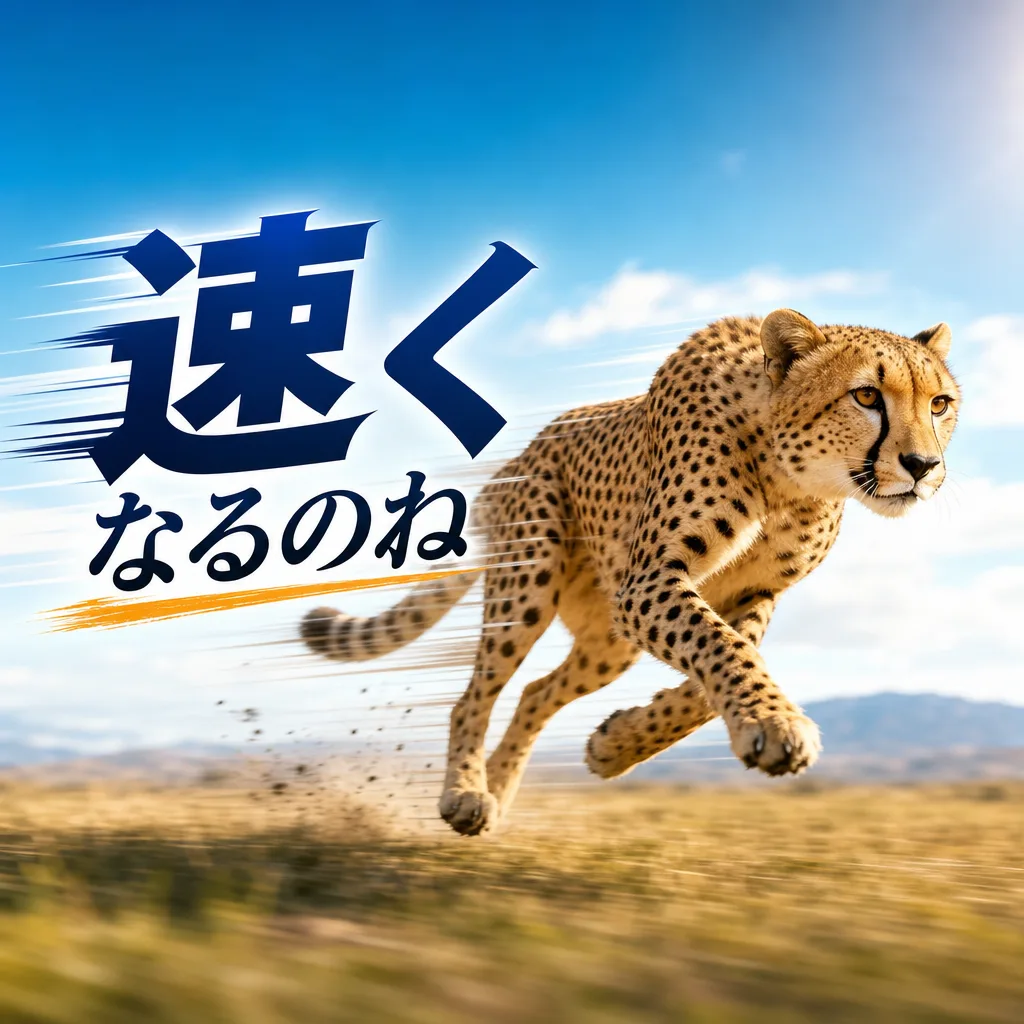 速くなるのね