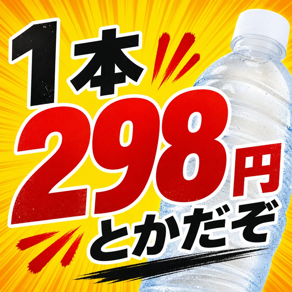 1本298円とかだぞ