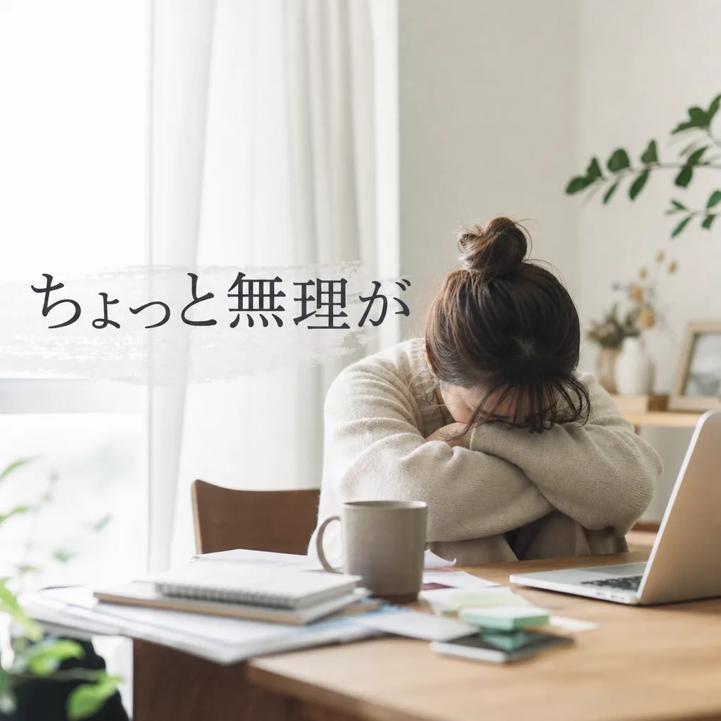 ちょっと無理が