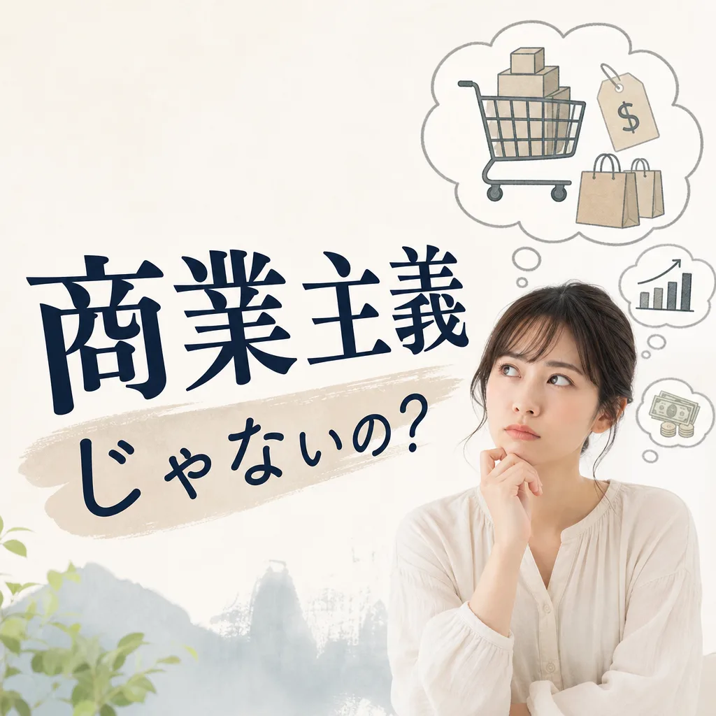 商業主義じゃないの？