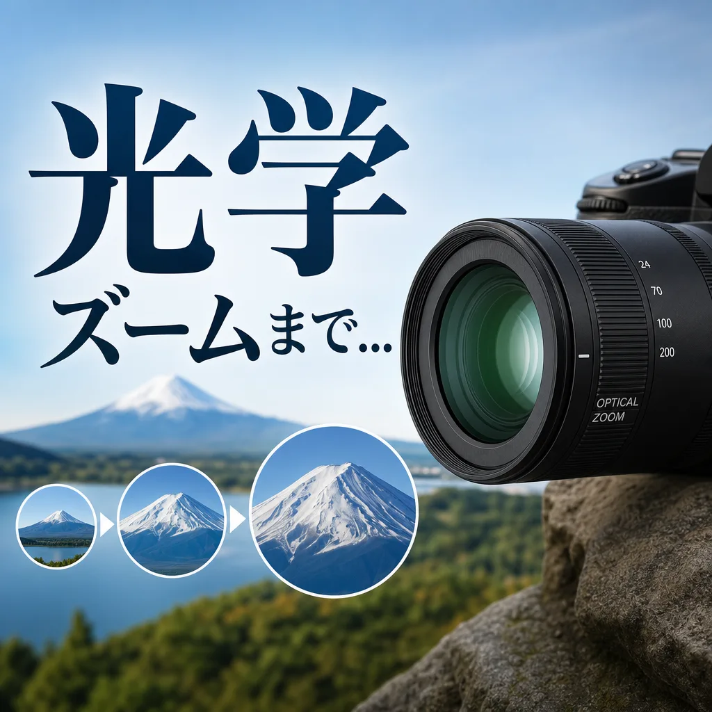 光学ズームまで...