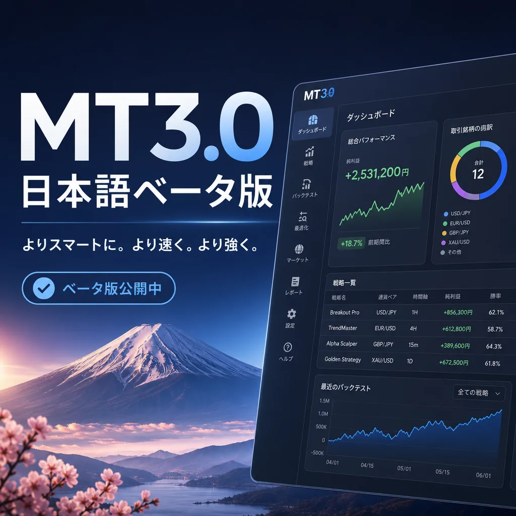 MT3.0日本語ベータ版