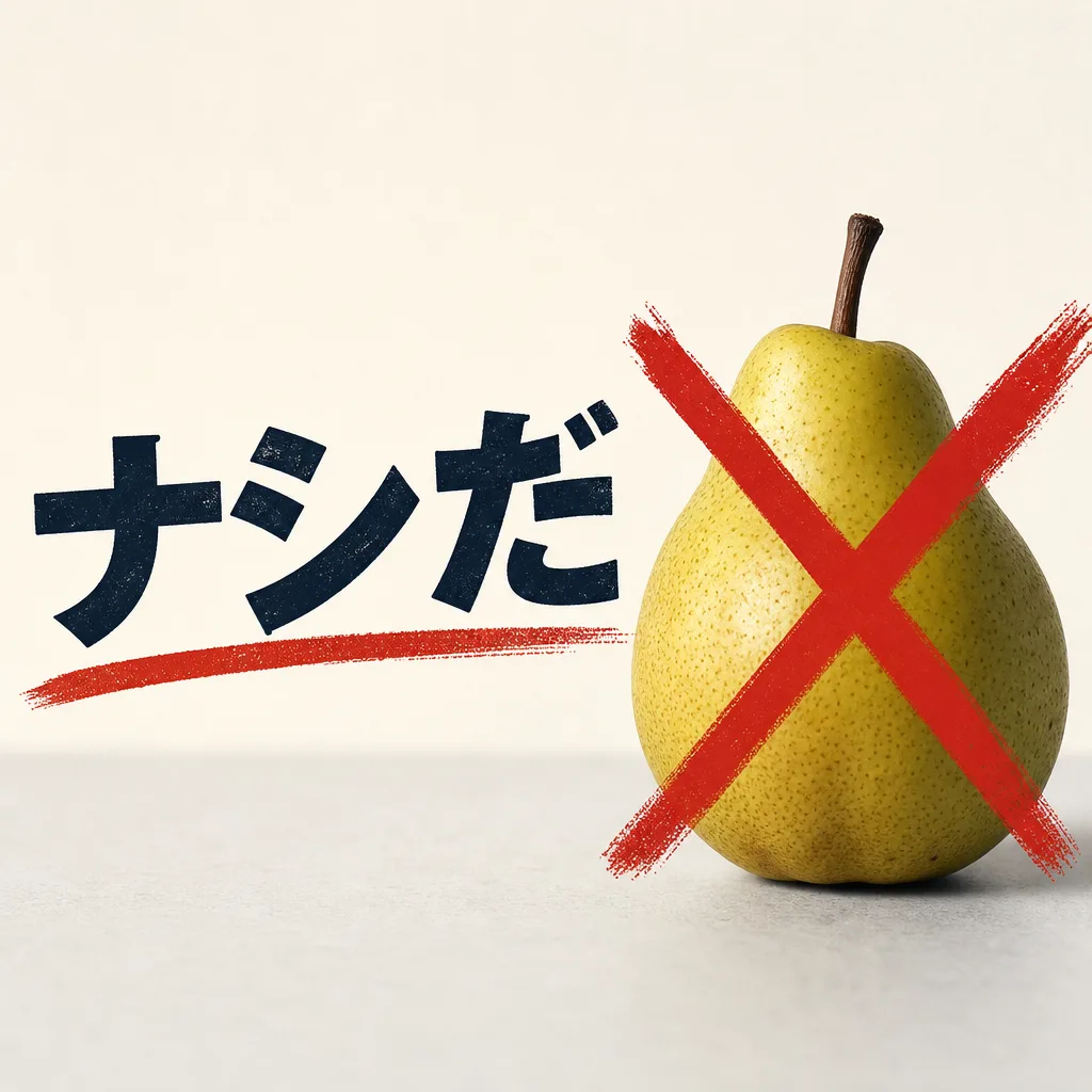 ナシだ