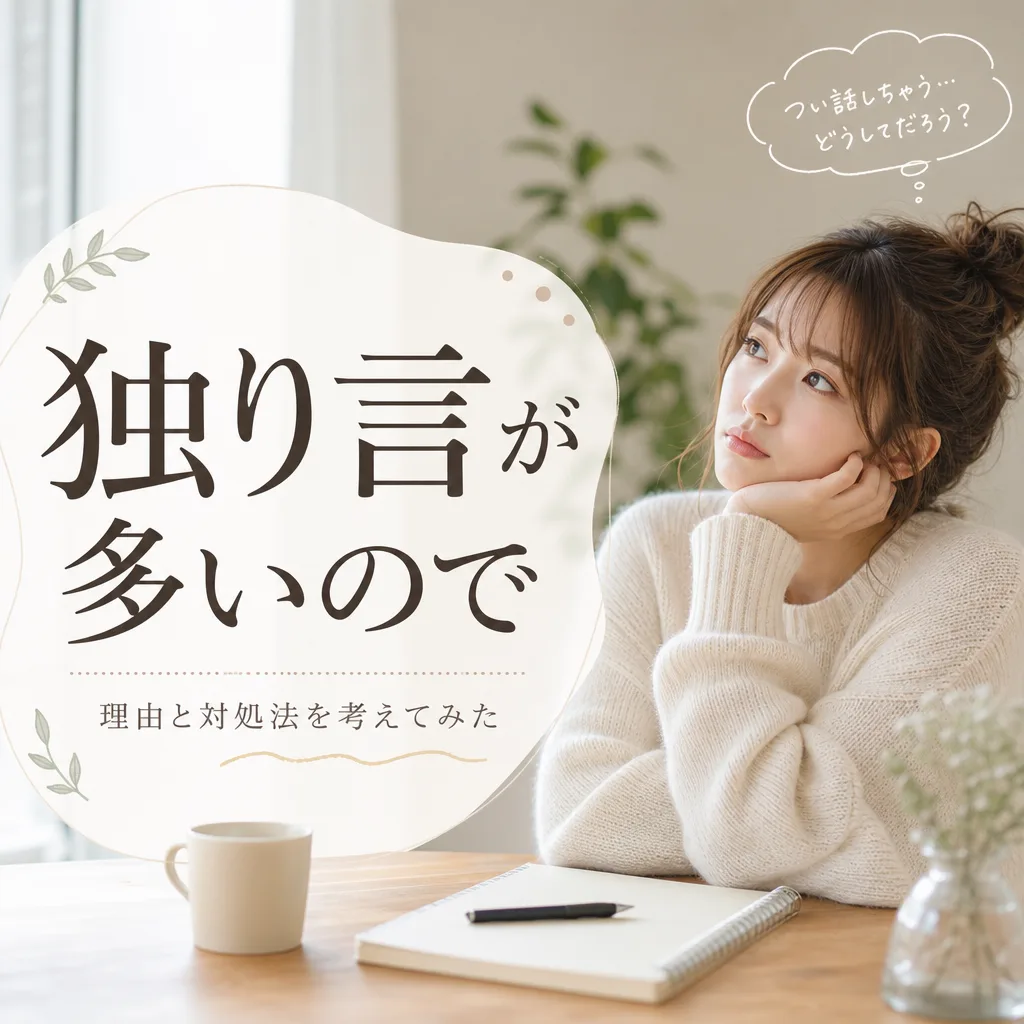 独り言が多いので
