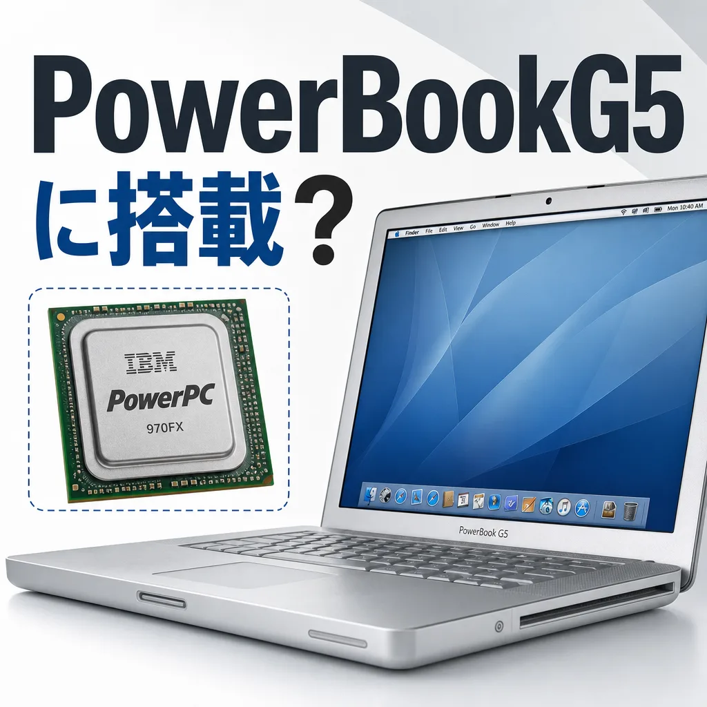 PowerBookG5に搭載？