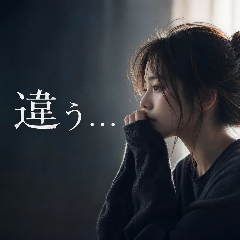 違う...
