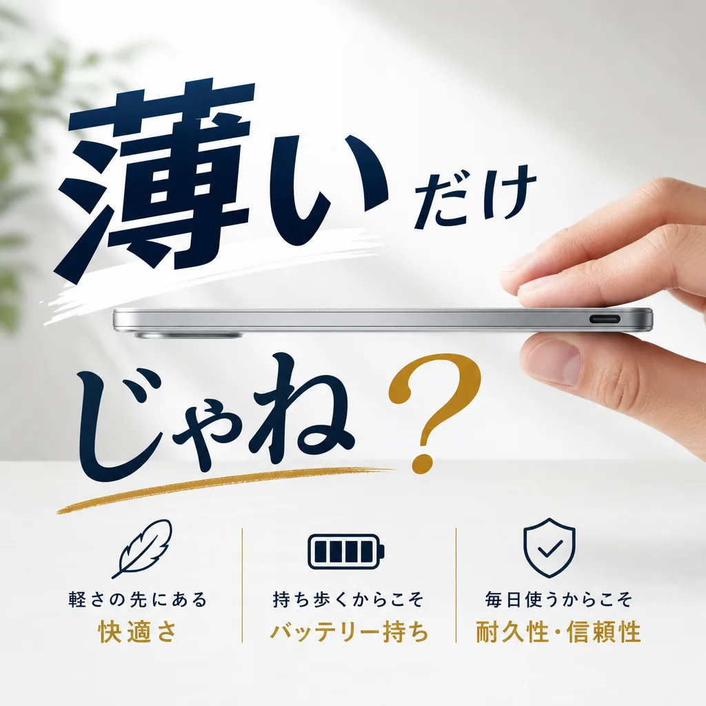 薄いだけじゃね