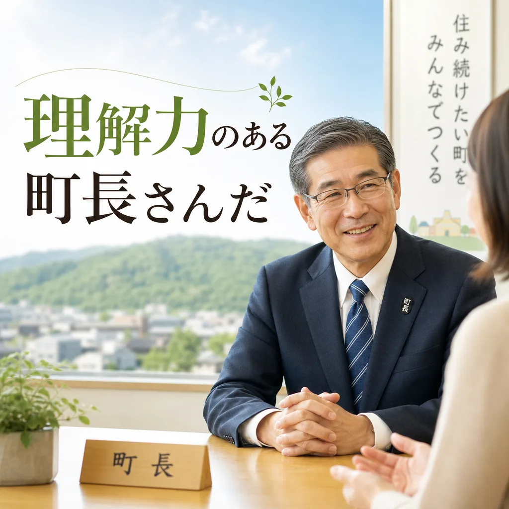 理解力のある町長さんだ