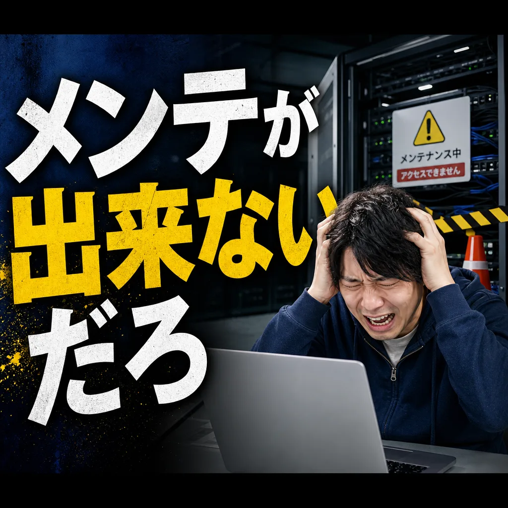 メンテが出来ないだろ