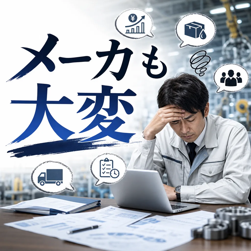 メーカも大変