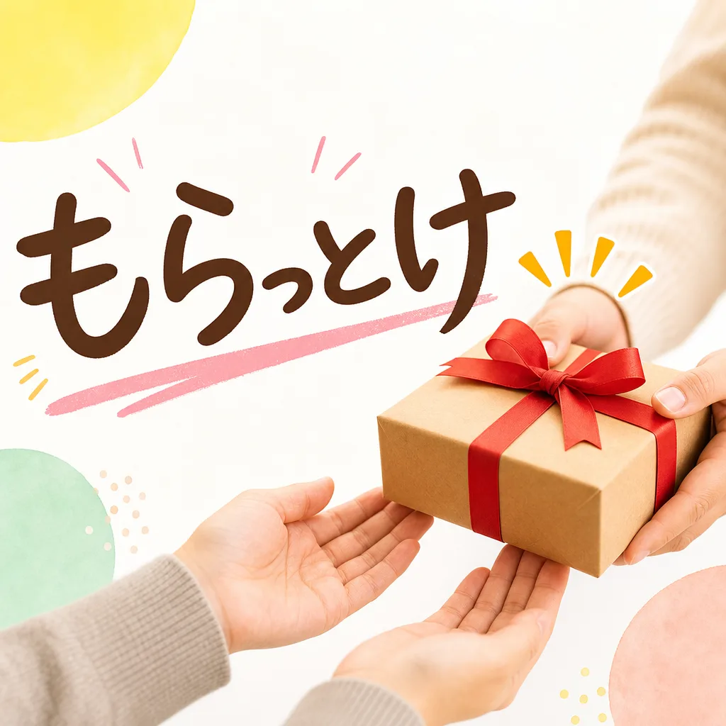 もらっとけ