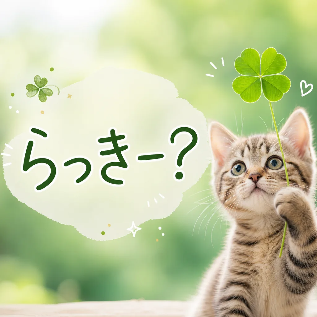 らっきー？