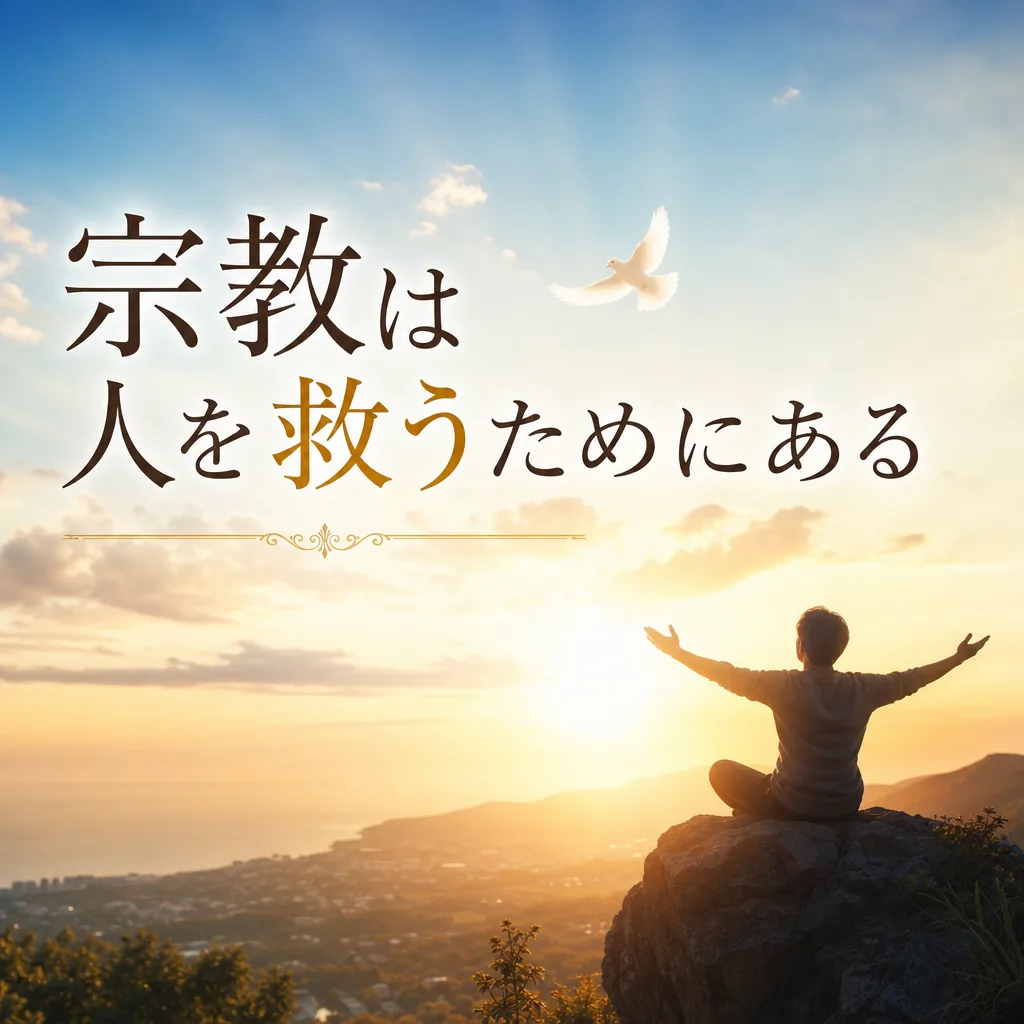 宗教は人を救うためにある