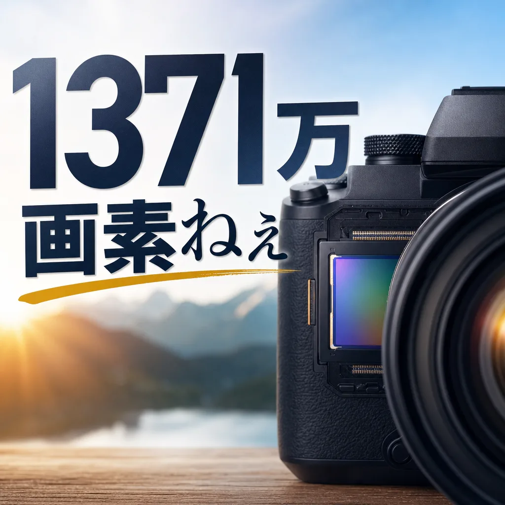 1371万画素ねぇ